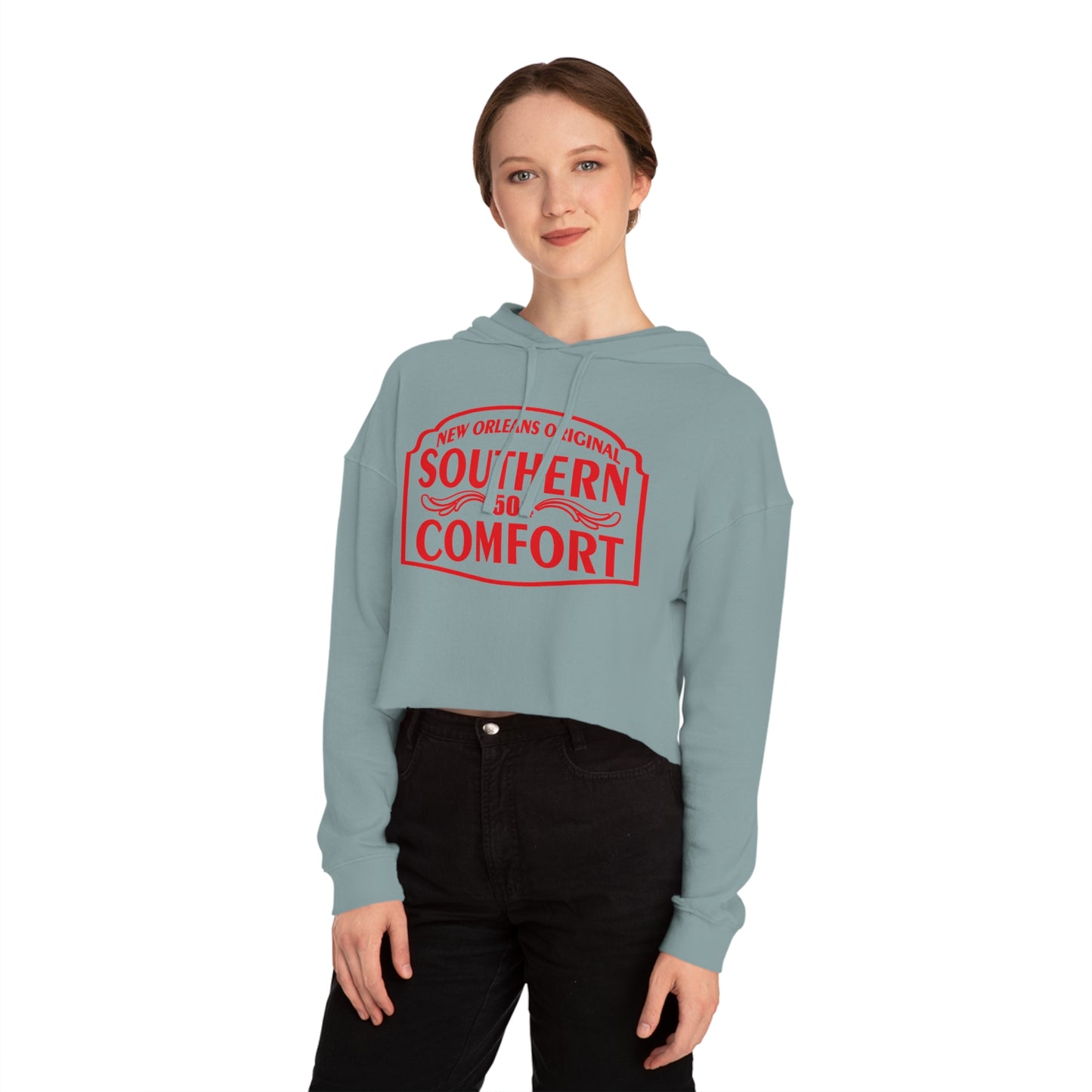 Ultra Comfort Women’s Cropped Hooded Sweatshirt