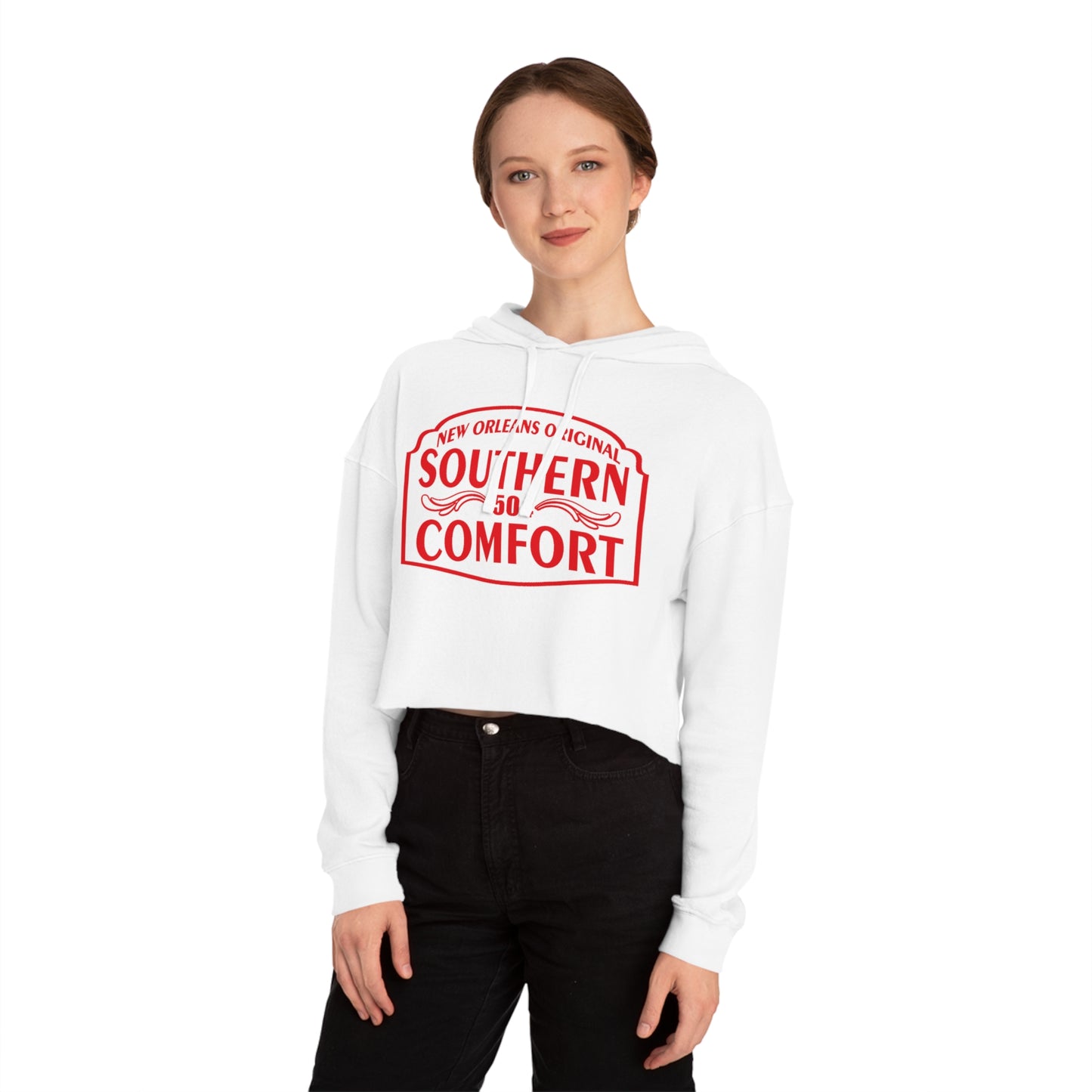 Ultra Comfort Women’s Cropped Hooded Sweatshirt