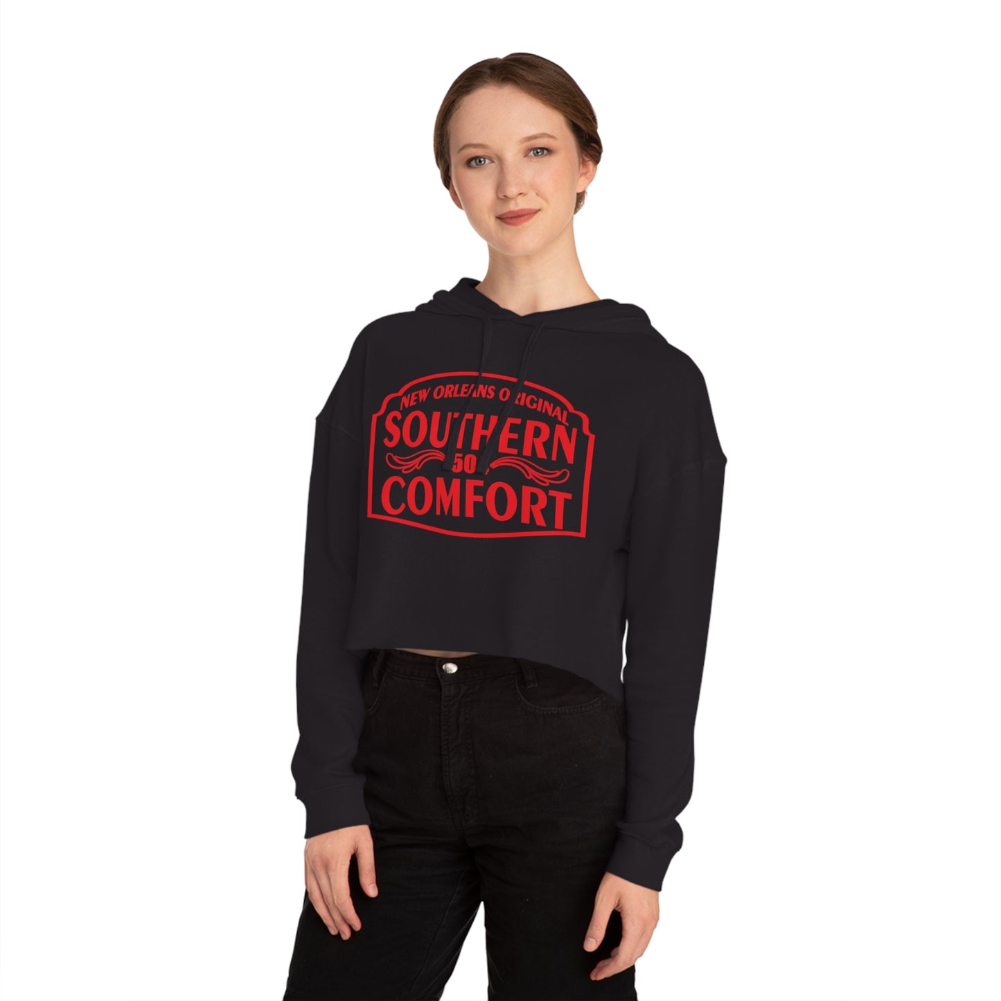 Ultra Comfort Women’s Cropped Hooded Sweatshirt